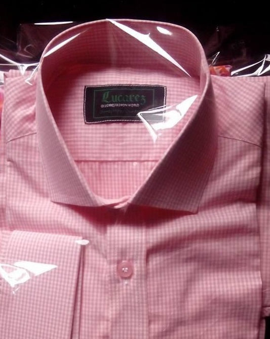 Long sleeve Shirt Pink Double Cuff